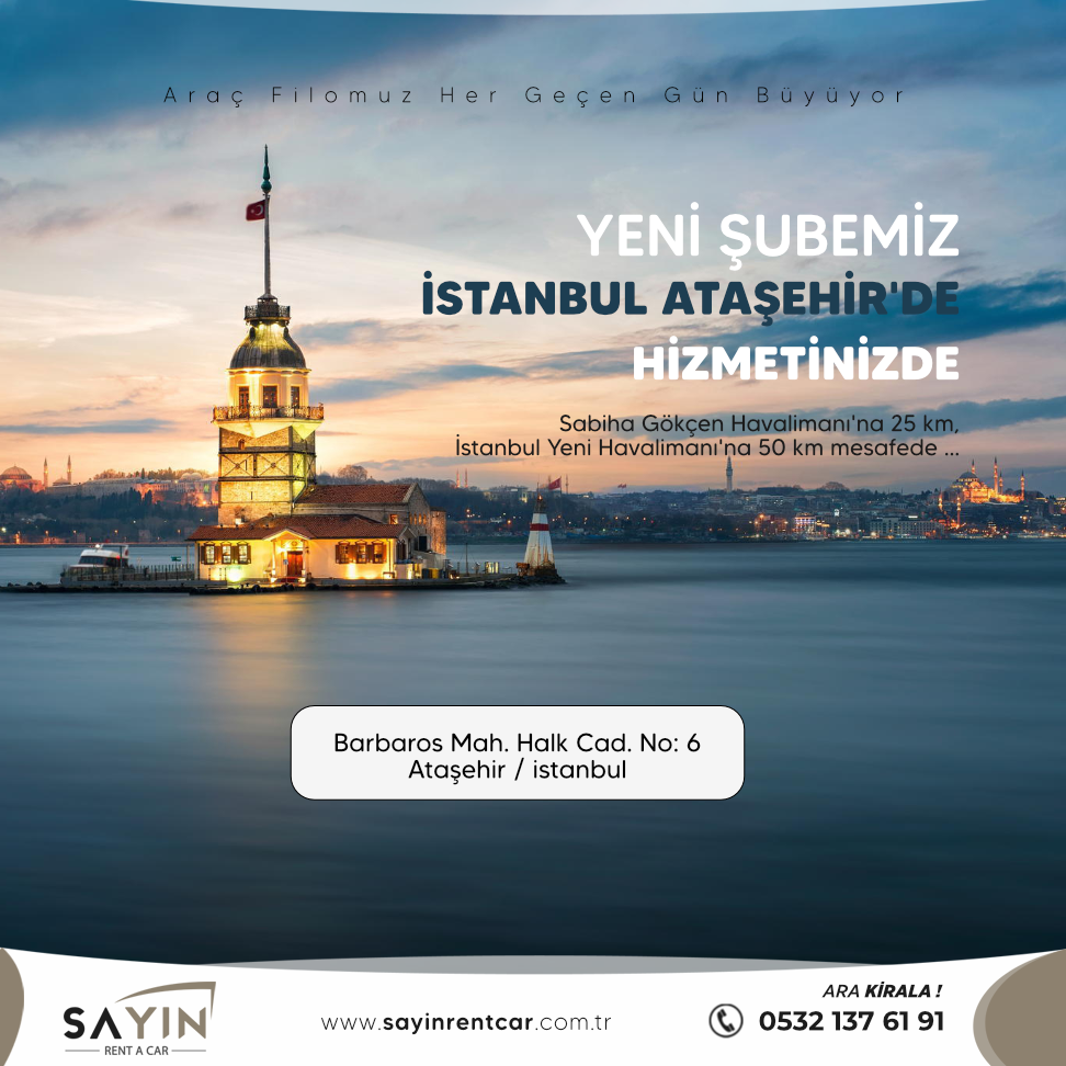 Sayin Rent A Car İstanbul Şube